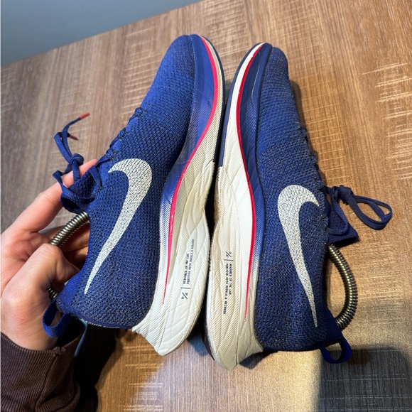 Nike Zoom‎ Vaporfly 4% Flyknit Mens Size 6 Blue Running Shoes 2019 AJ3857-400 main image 5